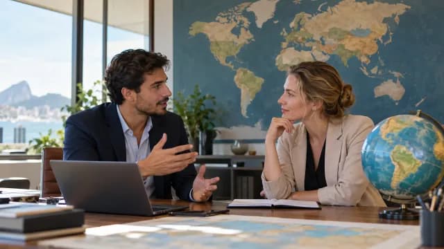 Capa do curso Bacharelado em Relações Internacionais, segunda graduação em 18 meses, 100% EAD