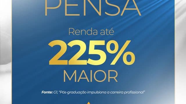 Salários 225% com pós-graduação
