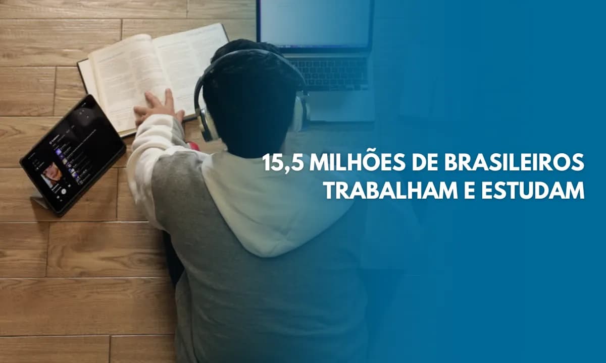 trabalham, estudam, brasileiros