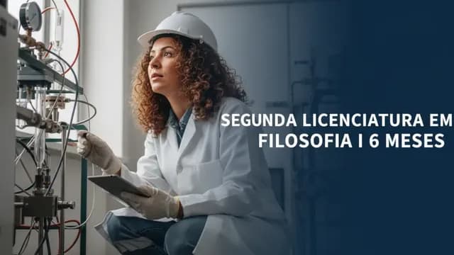 Segunda Licenciatura em Filosofia I 6 meses