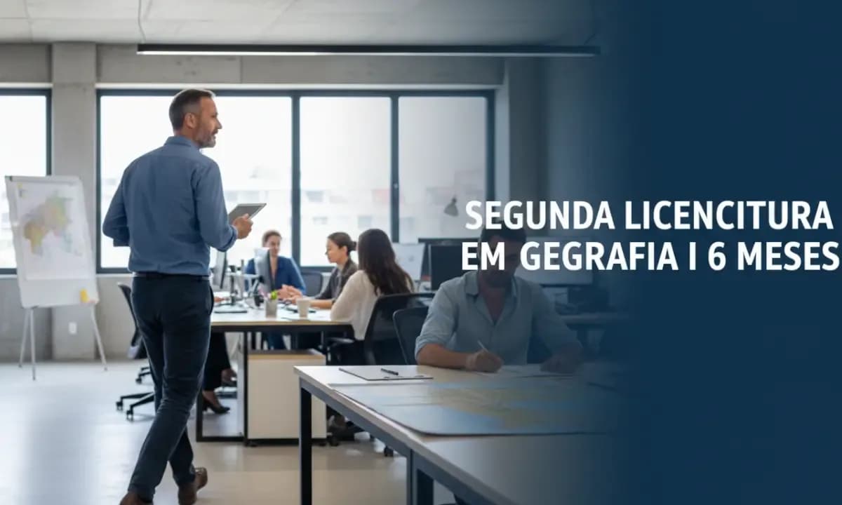 Segunda Licenciatura em Geografia I 6 meses