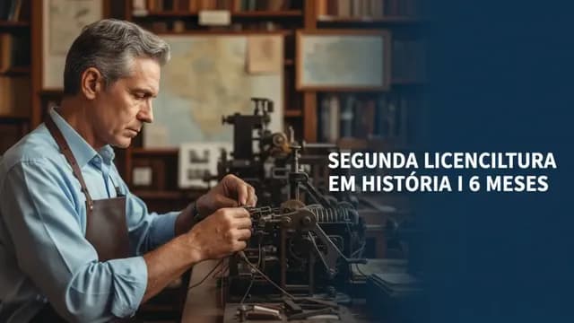 Segunda Licenciatura em História I 6 meses