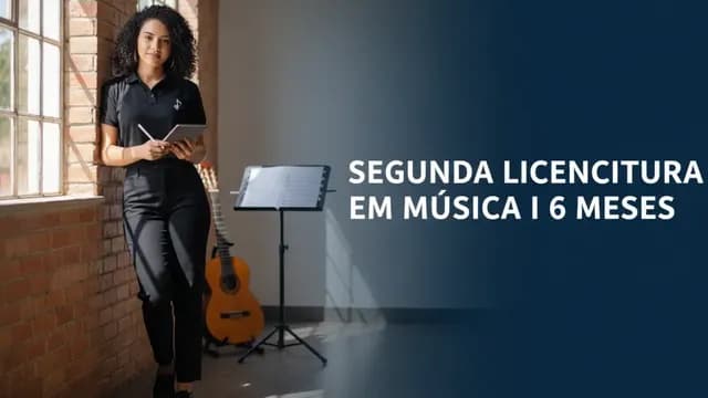 Segunda Licenciatura em Música I 6 meses
