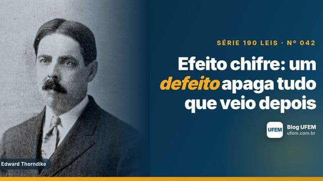Efeito chifre: um defeito apaga tudo que veio depois