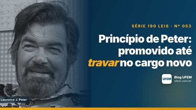 Princípio de Peter: promovido até travar no cargo novo