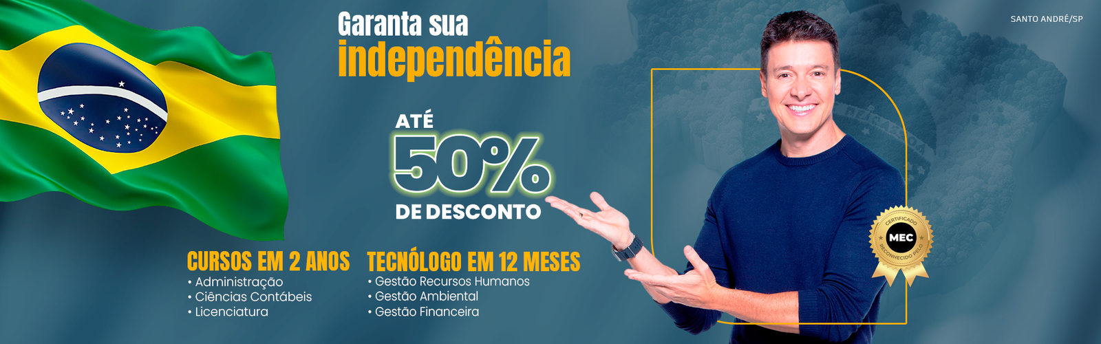 Graduação acelerada UFEM com desconto: bacharelado em 2 anos (Administração, Ciências Contábeis e Licenciatura) e tecnólogo em 12 meses, reconhecidos pelo MEC